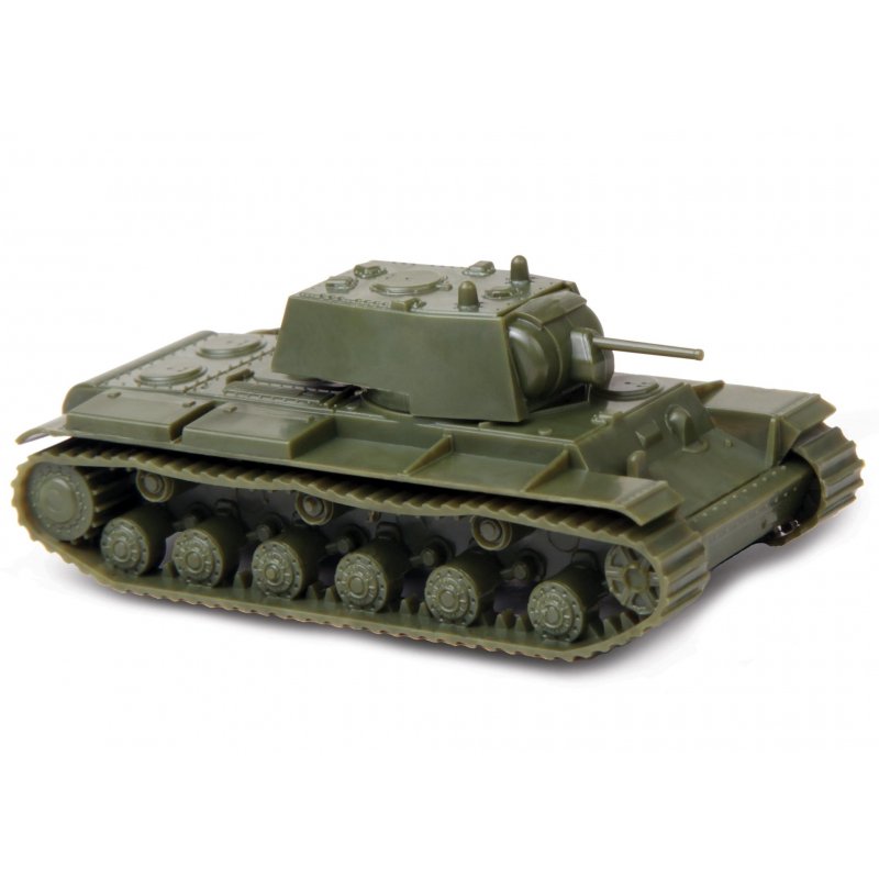 Модель для сборки ТАНК «Тяжелый советский КВ-1 с пушкой Ф-32 образца 1941», масштаб 1:100, ЗВЕЗДА, 6190