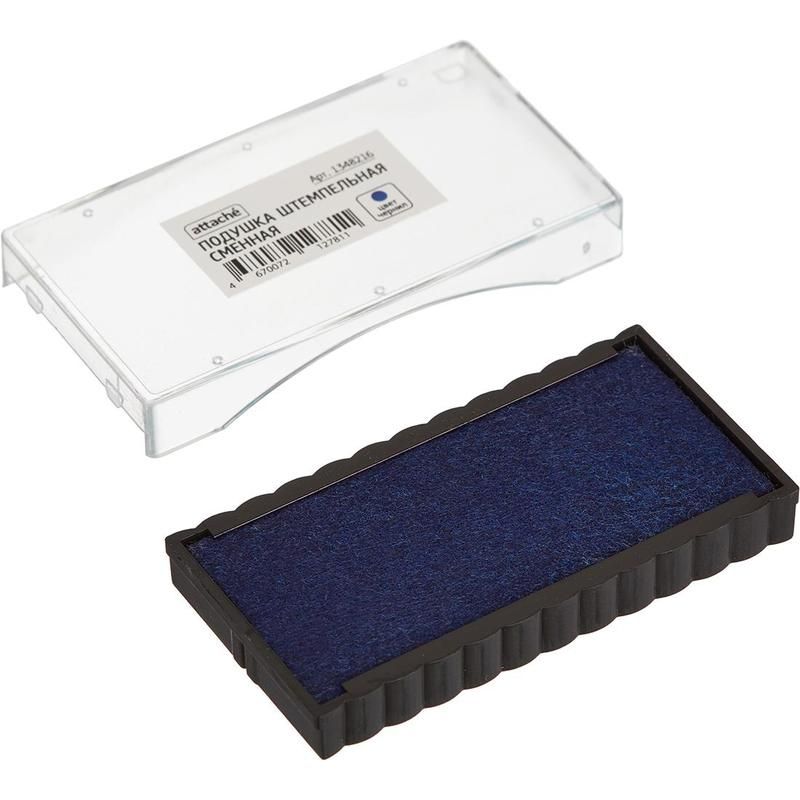 Подушка штемпельная сменная Attache синяя (совместим с Traxx 8053, 22×58 мм)