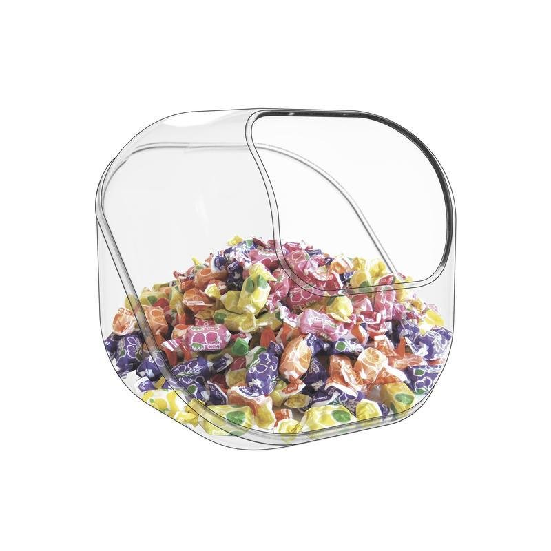 Стойка настольная CUBE на 1 лоток (прозрачная, 20.8×20.2×20.8 см)