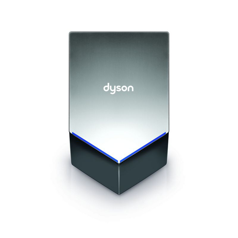 Сушилка для рук DYSON HU02, 1000 Вт, время сушки 12 секунд, поликарбонат, никель