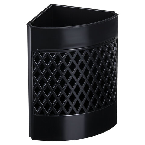 Подставка-органайзер STAFF Basic, 120×120х110 мм, 5 отделений, черная, 237949