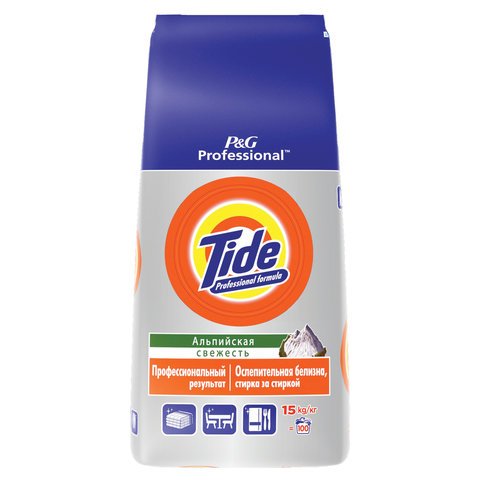 Стиральный порошок-автомат TIDE Expert, 15 кг, «Альпийская свежесть»
