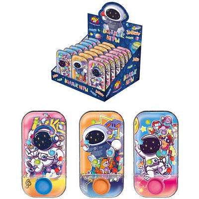 Водная игра КОСМОНАВТЫ, 11×6 см, мячики, ассорти, 3 вида, дисплей, JOLLY JOT (ДЖОЛЛИ ДЖОТ)