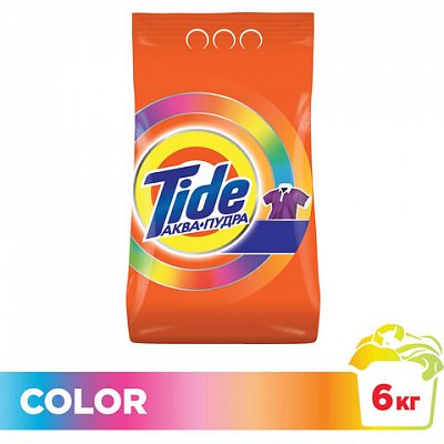 Стиральный порошок-автомат TIDE Color, 6 кг
