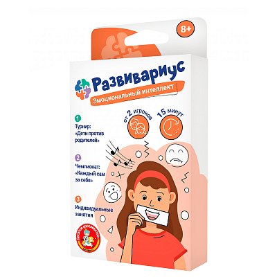 Игра настольная Десятое королевство «Развивариус. Эмоциональный интеллект», картонная коробка