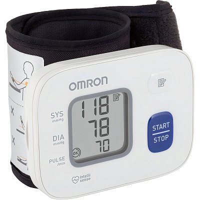 Тонометр OMRON RS2 на запястье