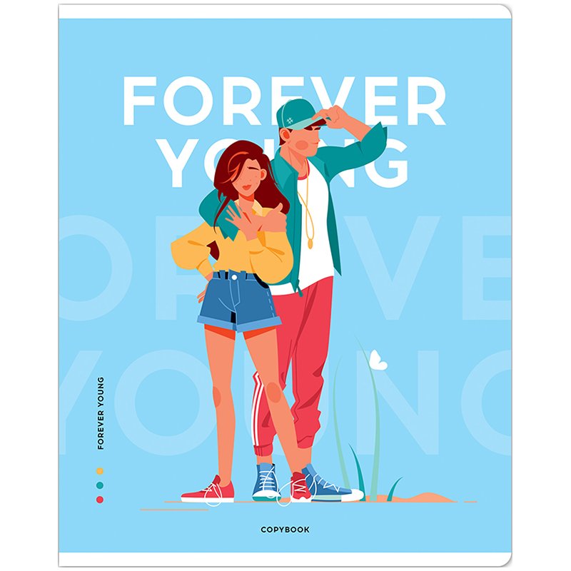 Тетрадь 40л., А5, клетка ArtSpace «Стиль. Forever young», эконом