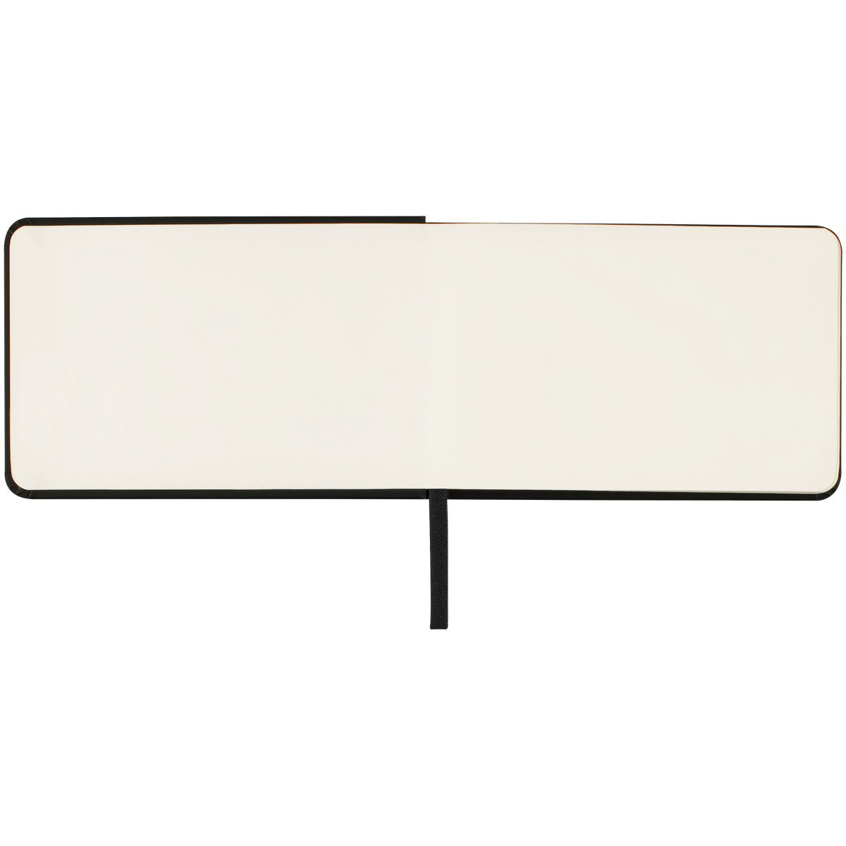 Скетчбук 80л., 140×90 Гамма «Студия», черный, твердая обложка, на резинке, слоновая кость, 140г/м2