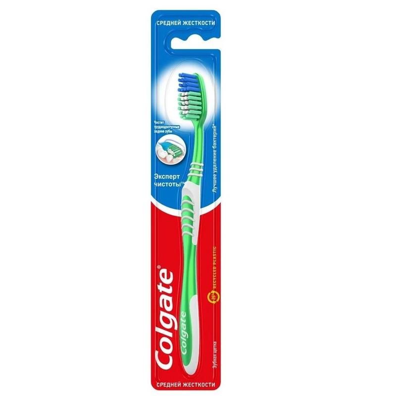 превью Зубная щетка Colgate Эксперт Чистоты средней жесткости (цвет в ассортименте)