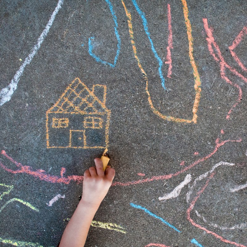 Мелки цветные для асфальта Мульти-Пульти, 16шт., 6цв., круглые картонная коробка