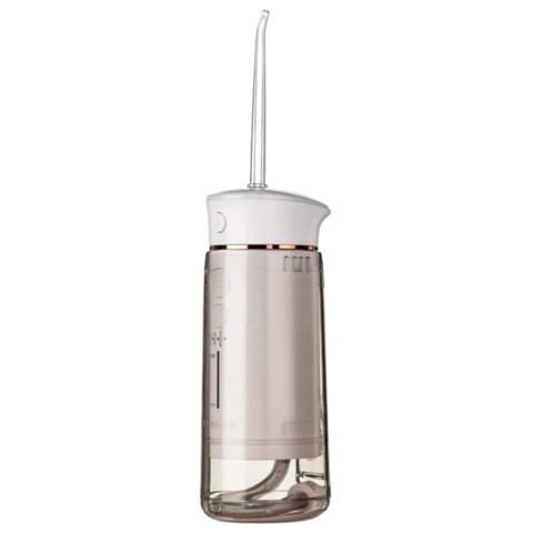 Ирригатор для полости рта REVYLINE RL 420, портативный, емкость резервуара 0.18 л, 2 насадки, белый