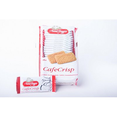 Печенье песочное Anna Faggio Cafe Crisp карамельное 150 г (25 штук в упаковке)