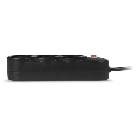 Сетевой фильтр SVEN SF-03L, 3 розетки, 3 м, черный