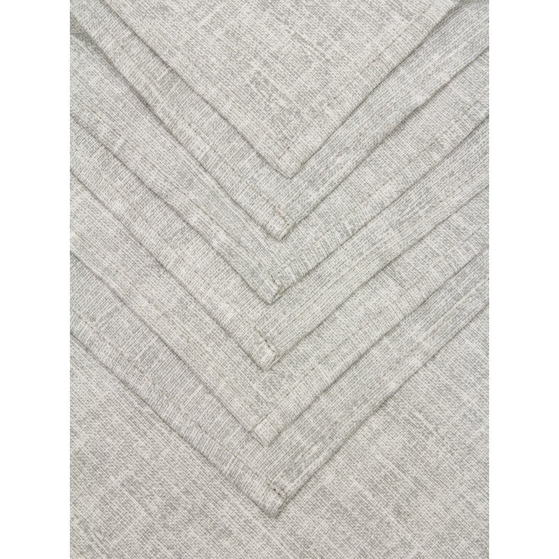 Салфетка 32×32см (к-т 6шт. ), рогожка, 160г/м2, Рант серый