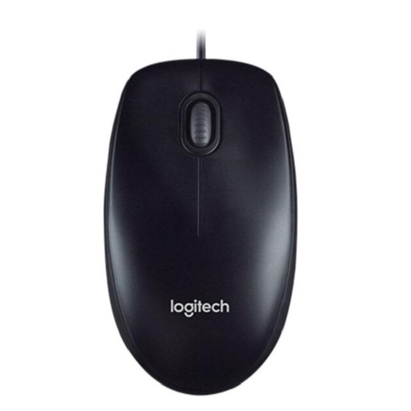 Мышь компьютерная Logitech M100 Dark/Grey 910-005006 проводная