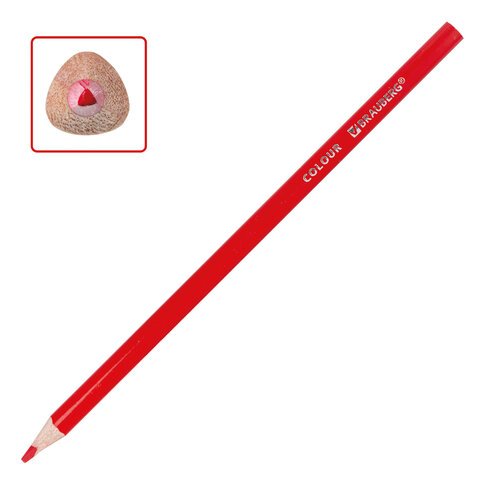 Карандаши цветные BRAUBERG PREMIUM12 цветовтрехгранныегрифель мягкий 3.3 мм181651