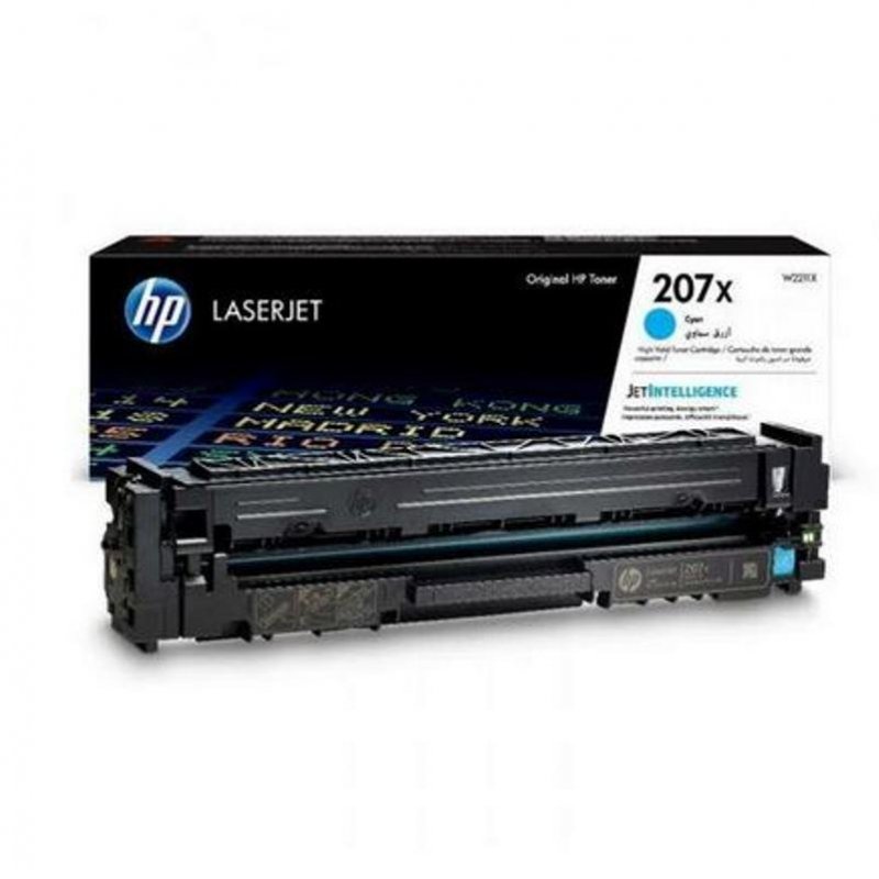 Картридж лазерный HP 207X W2211X голубой оригинальный повышенной емкости