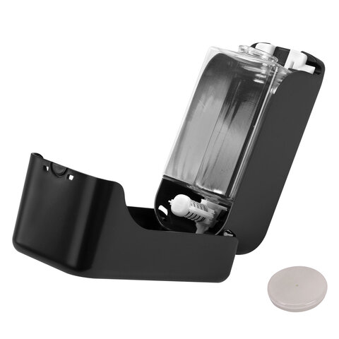 Дозатор для жидкого мыла LAIMA PROFESSIONAL PREMIUM BLACK, НАЛИВНОЙ, 1 л, черный, ABS-пластик