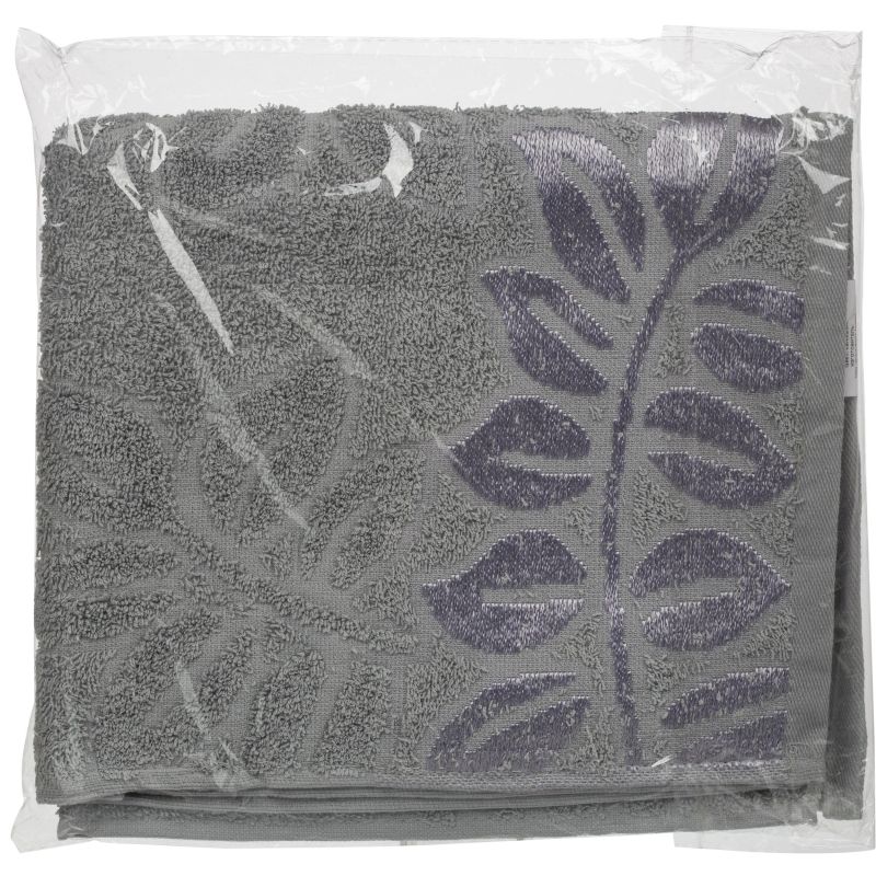 Полотенце Экзотика махровое 70×135 см 450 гр/м2, св. серый