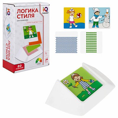 Настольная логическая игра IQ ТРЕНИНГ «Логика стиля», 1TOY