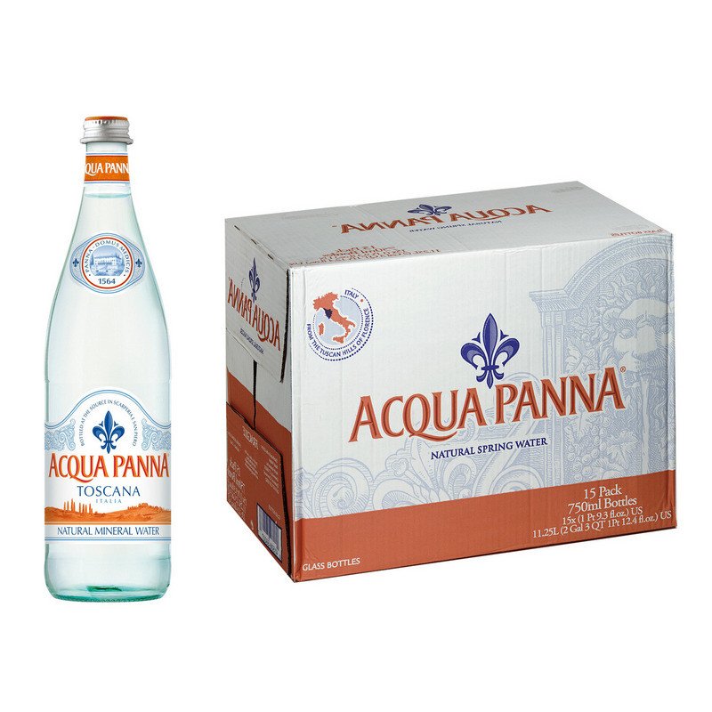 превью Вода минеральная Acqua Panna негазированная 0.75 л (15 штук в упа... 