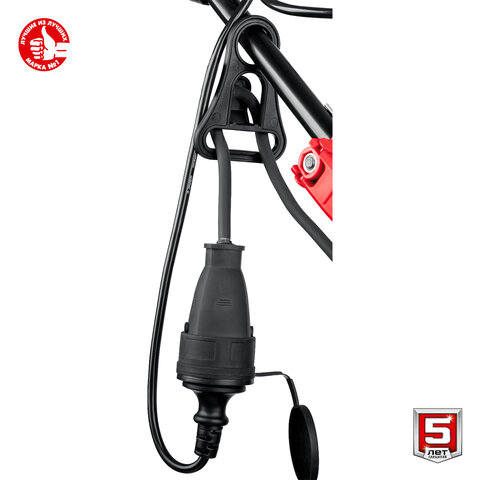 Газонокосилка сетевая ЗУБР ГСЦ-42-2000, 2000 Вт, 3200 об./мин, ширина скашивания 42 см