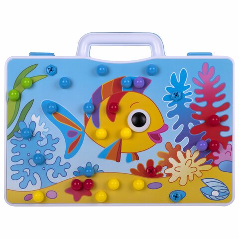 Конструктор с шуруповертом РАЗВИВАЮЩИЙ 247 деталей, BRAUBERG KIDS