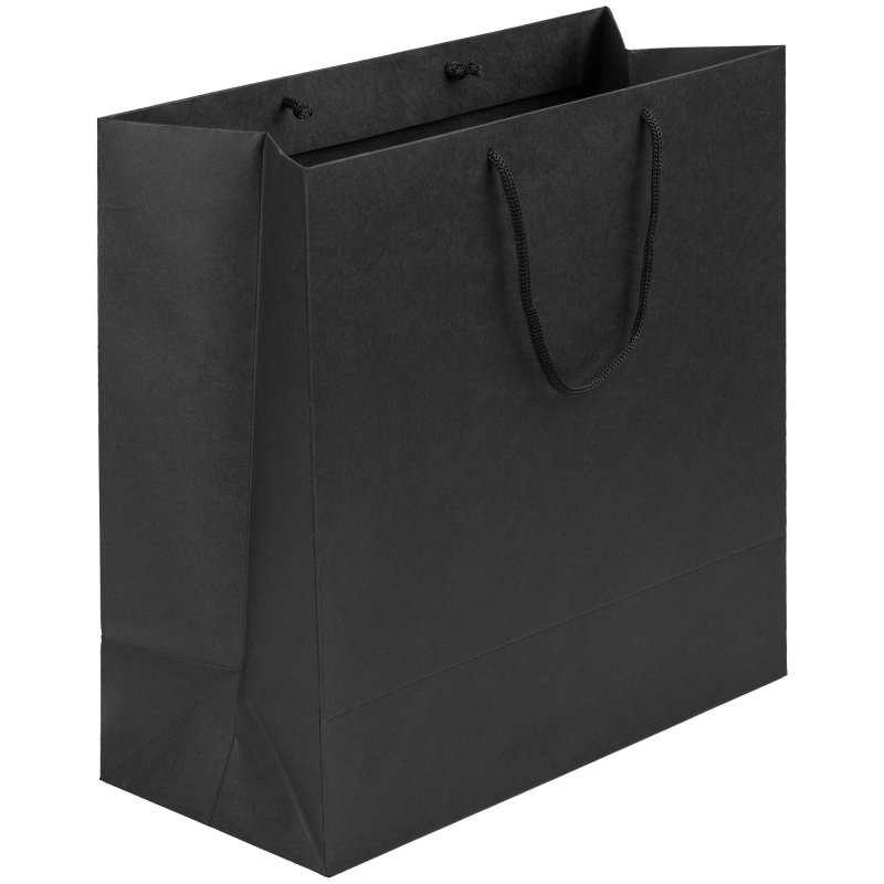 Пакет подарочный бумажный Porta, большой, черный, 35×35х16см,13223.30