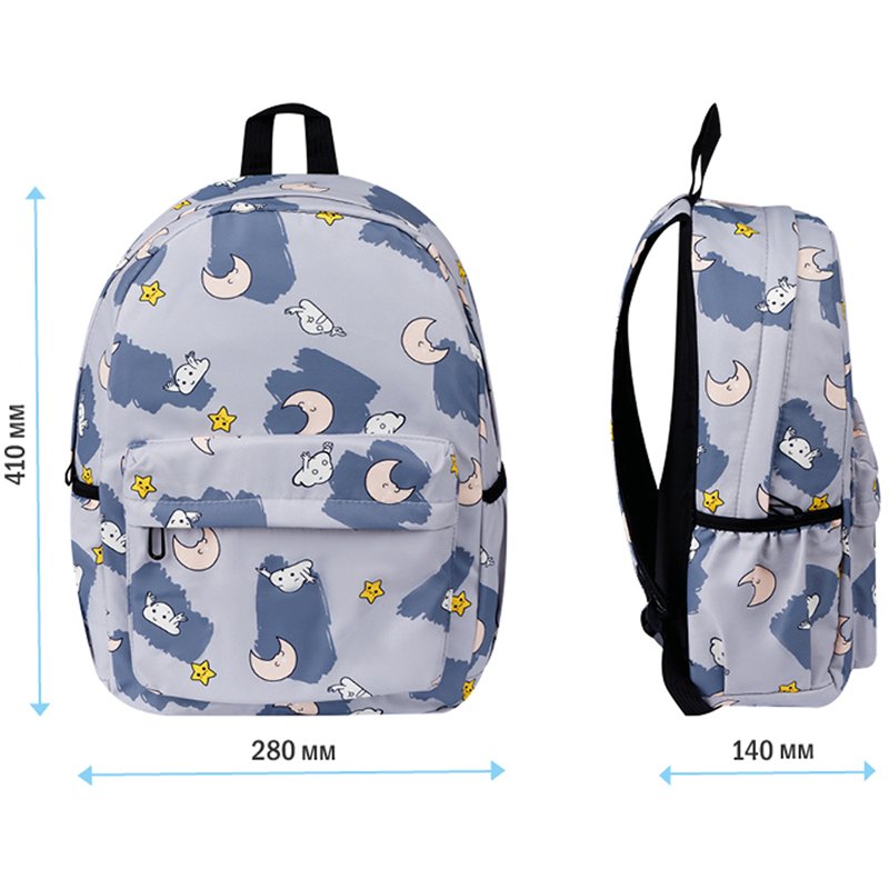 Рюкзак ArtSpace Pattern «Moonchild», 41×28×14cм, 1 отделение, 3 кармана