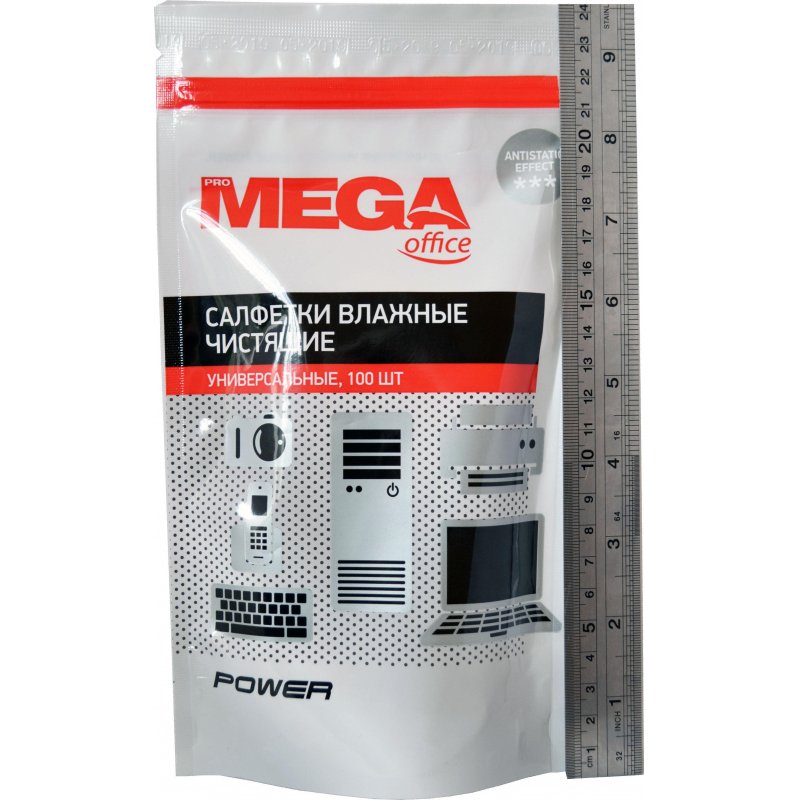 Салфетки влажные Attache Selection Power универсальные сменный блок для туб (100 штук в упаковке)