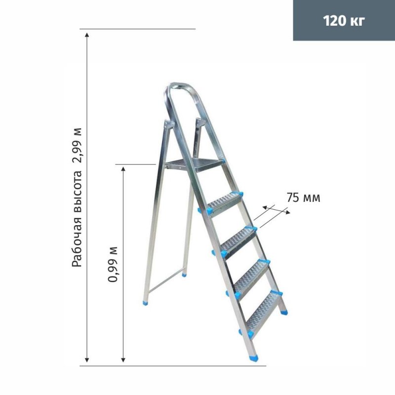  стальная 5 ступеней (711-5) арт. 191178 -   .
