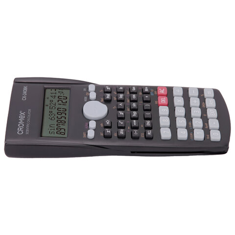 Калькулятор инженерный CROMEX (КРОМЕКС) СX-240BK (155×80 мм), 240 функций, 10+2 разрядов, черный, 273832