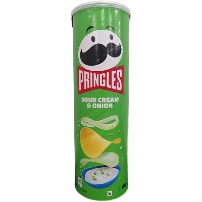 Чипсы Pringles картофельные сметана и лук, 165г