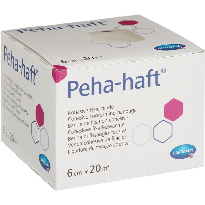 Перевяз. ср-ва Самофиксирующийся бинт 20 м х 6 см, PEHA-HAFT