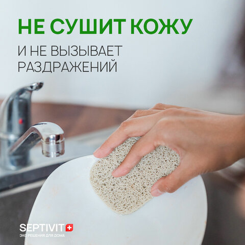 Средство для мытья посуды гипоаллергенное 5 лSEPTIVIT «Ледяной лайм»биоразлагаемый, 