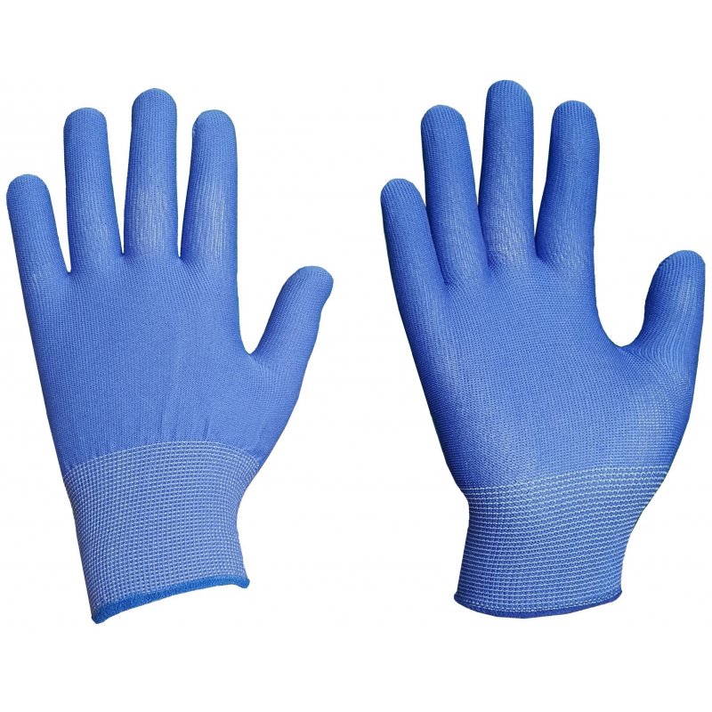 Перчатки рабочие nl16no нейлоновые в ассортименте (класс вязки 15, размер 9-11)