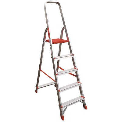 Стремянка алюминиевая 5 ступеней Новая Высота