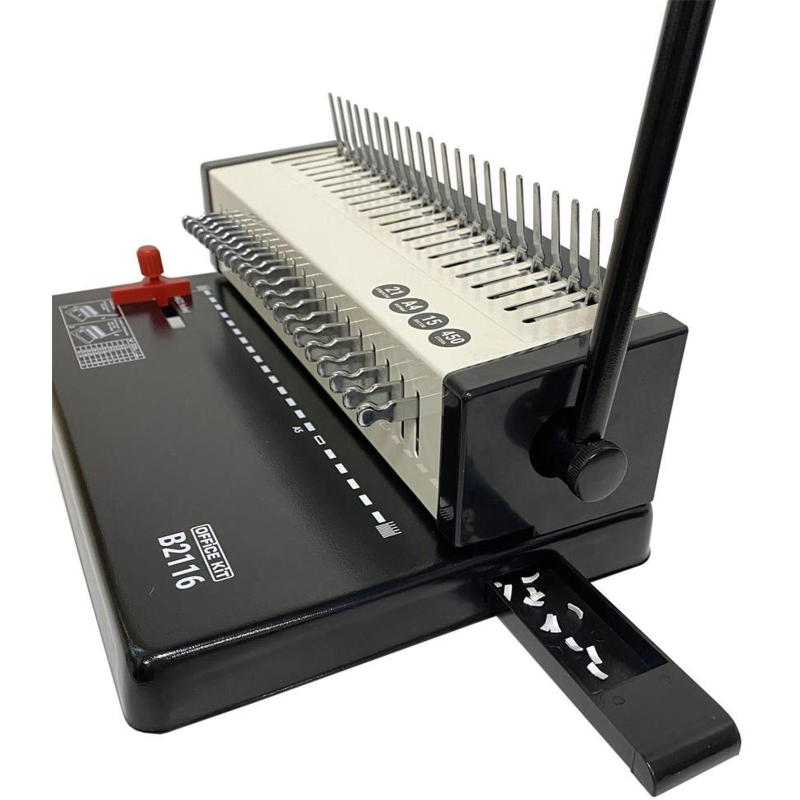 Брошюровщик Office Kit B2116, А4, 16/450л., пл. пруж