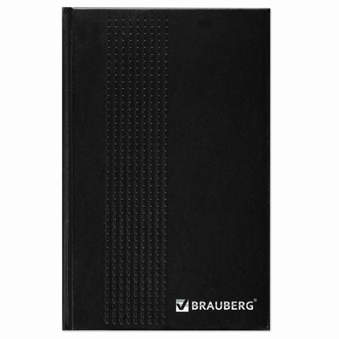 Ежедневник BRAUBERG полудатированный на 4 года, А5, 145?215 мм, 192 л., обложка бумвинил, черный, тиснение