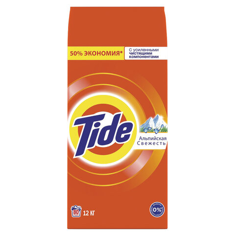 превью Порошок стиральный автомат Tide Альпийская свежесть для белого белья 12 кг