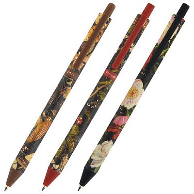 Ручка шариковая автоматическая BRUNO VISCONTI «ArtClick», синяя, Flora. Black, ассорти, 0.5 мм