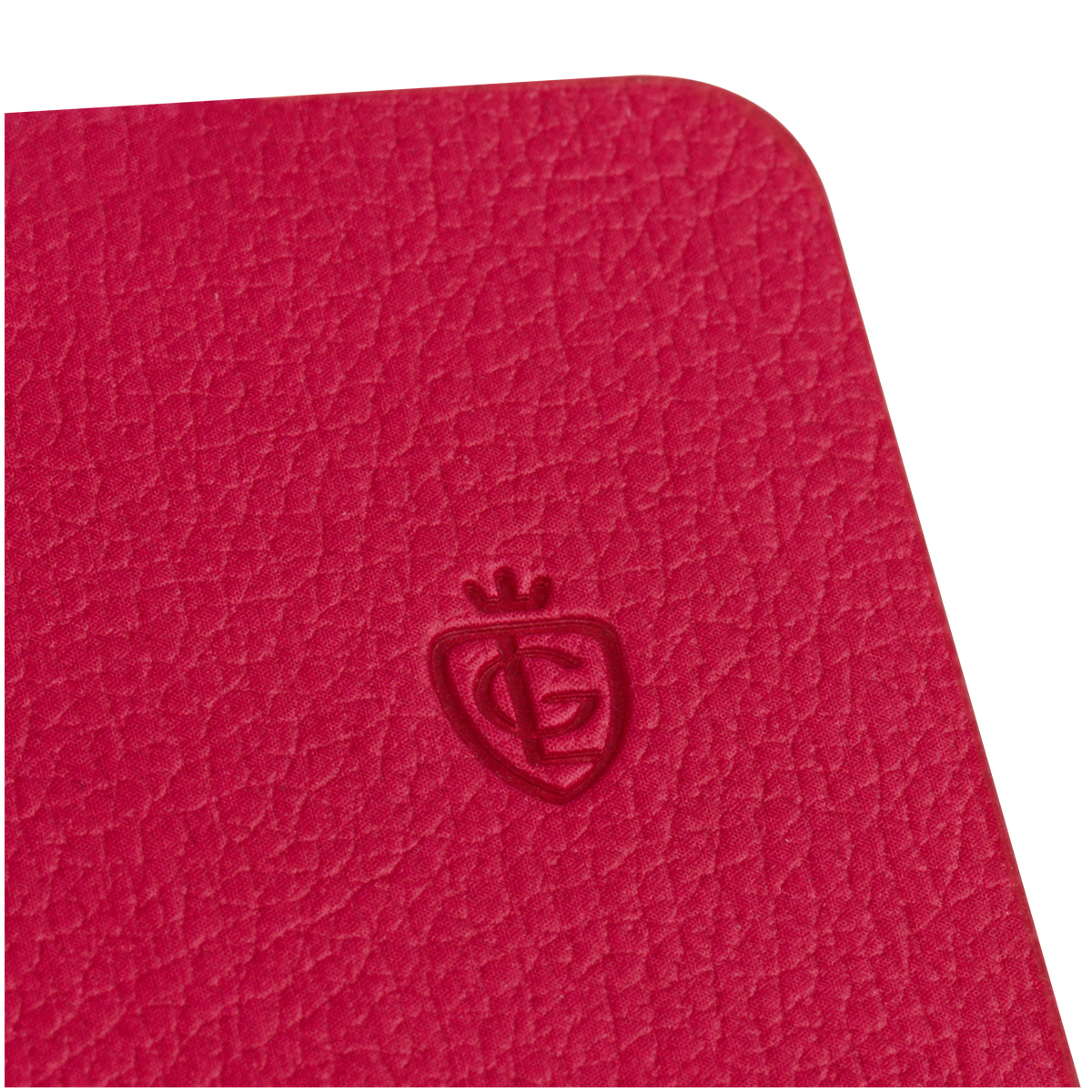 Записная книжка А6 80л. ЛАЙТ, кожзам, Greenwich Line «Classic. Berry», с резинкой, фактурное тиснение, блок в клетку