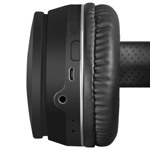 Наушники с микрофоном (гарнитура) DEFENDER FreeMotion B580, беспроводные, с оголовьем, чёрные