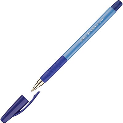Ручка шариковая неавтоматическая Attache Antibacterial синяя (толщина линии 0.5 мм)