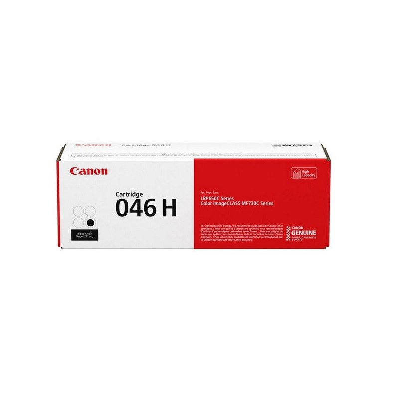 превью Картридж лазерный Canon 046 H BK 1254C002 оригинальный черный повышенной емкости