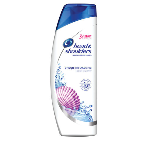 Шампунь 400 мл, HEAD & SHOULDERS (Хэд энд Шолдерс) «Энергия океана», от перхоти