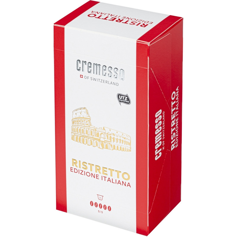 превью Кофе в капсулах для кофемашин Cremesso Ristretto Italiano (16 штук в упаковке)