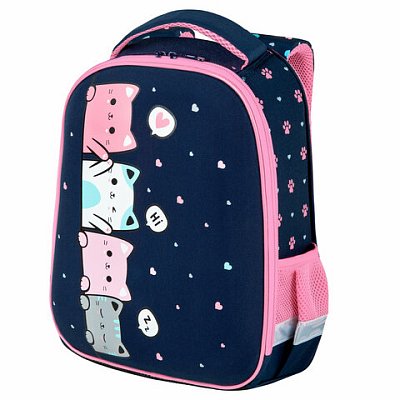 Ранец BRAUBERG KIDS START, 1 отделение, 2 кармана, Anti-gravity, 35×26х13 см