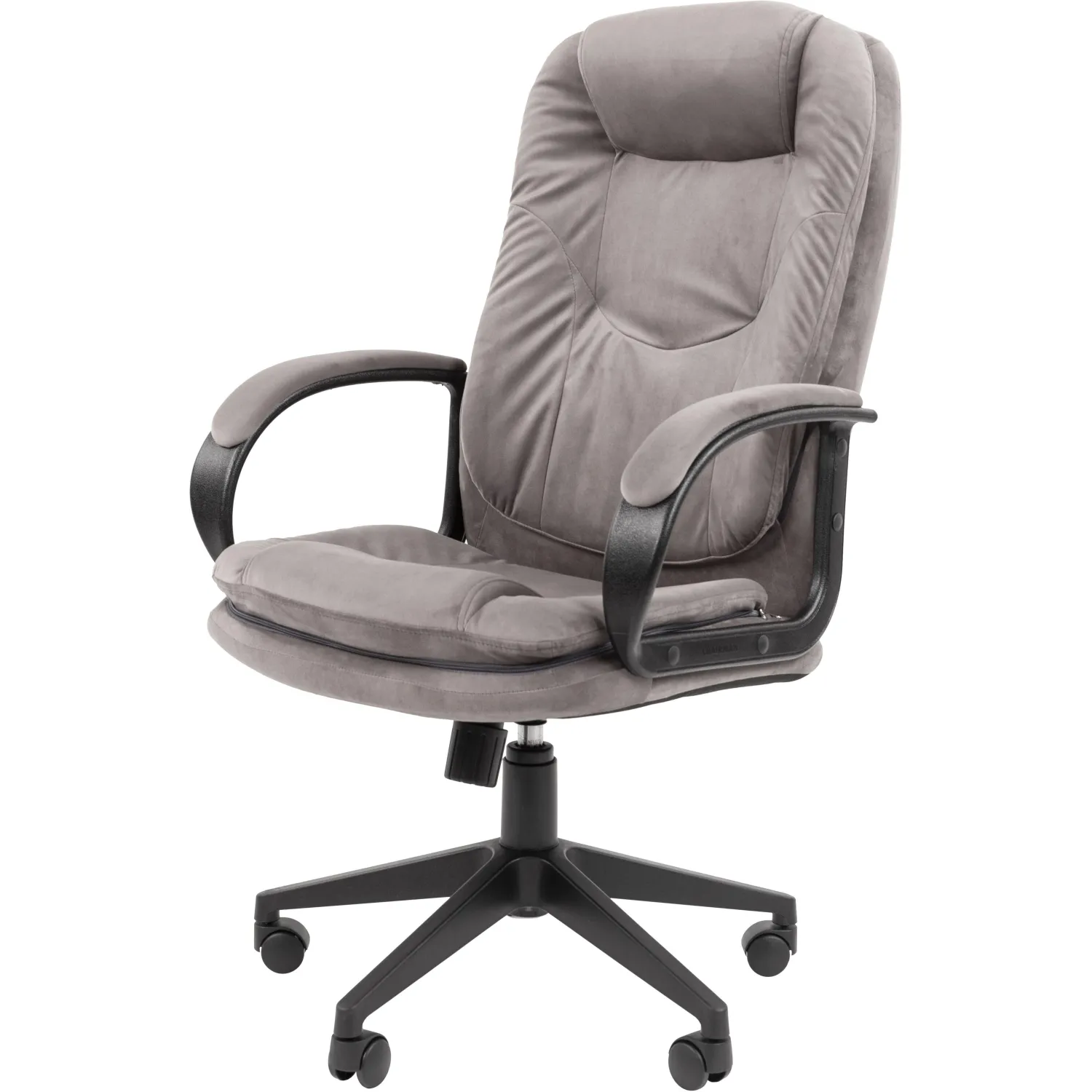 превью Кресло для руководителя Комус Мебель (Easy Chair) 695 серое (ткань, пластик)