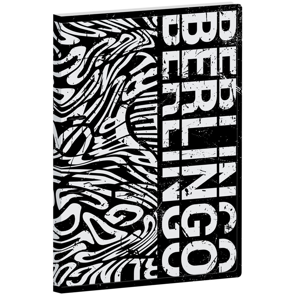 превью Папка на 2 кольцах Berlingo «Monochrome», 24мм, 600мкм, с рисунком, D-кольца, с внутр. карманом